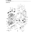 Samsung RF28HFEDBWW/AA-07 cabinet diagram
