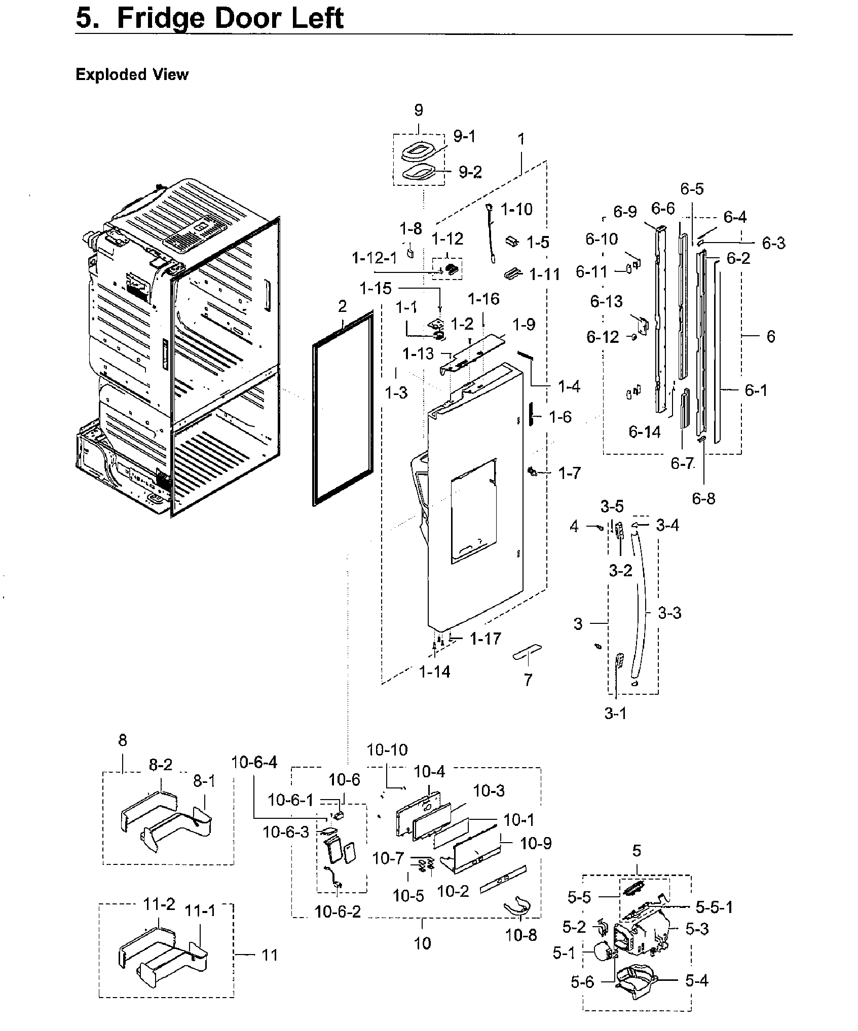 FRIDGE LEFT DOOR