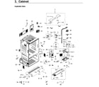 Samsung RF28HFEDBWW/AA-08 cabinet diagram