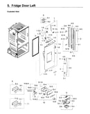 Fridge left door