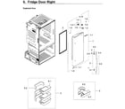 Samsung RF28HFEDBWW/AA-08 fridge right door diagram