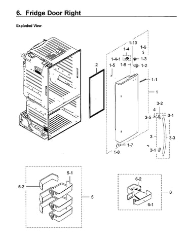 Fridge right door