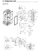 Fridge left door