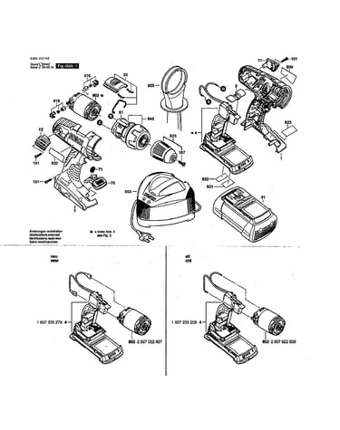 Drill cordless
