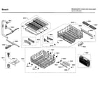 Bosch SHSM63W52N/01 rack asy diagram