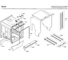 Bosch SHVM63W53N/01 cabinet diagram