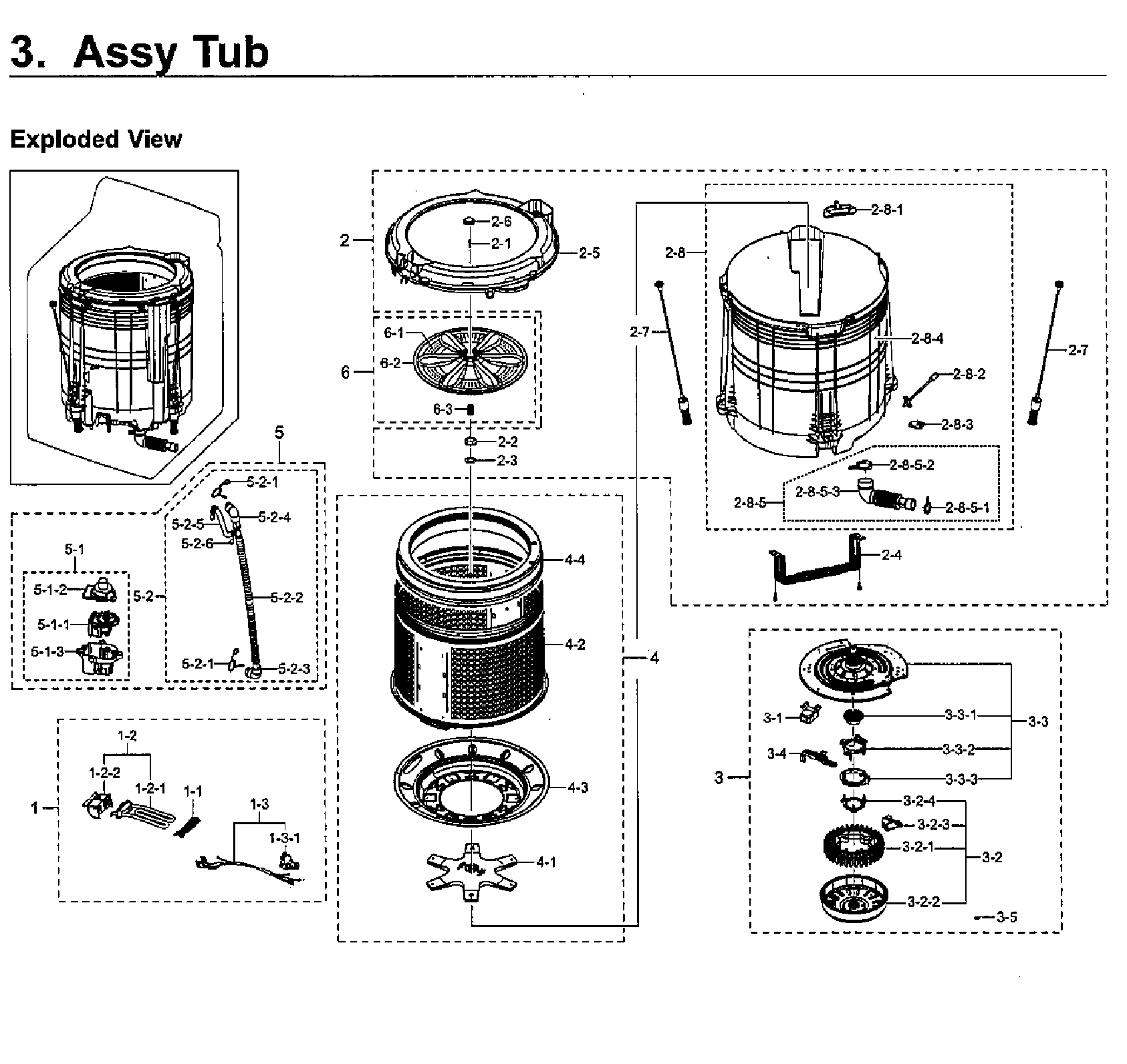 Tub asy