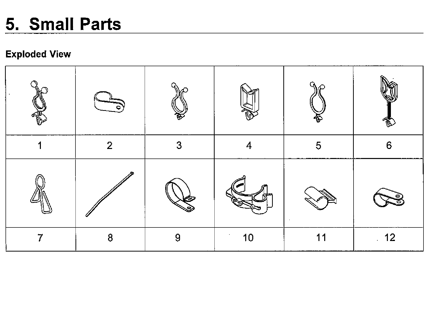 Small parts