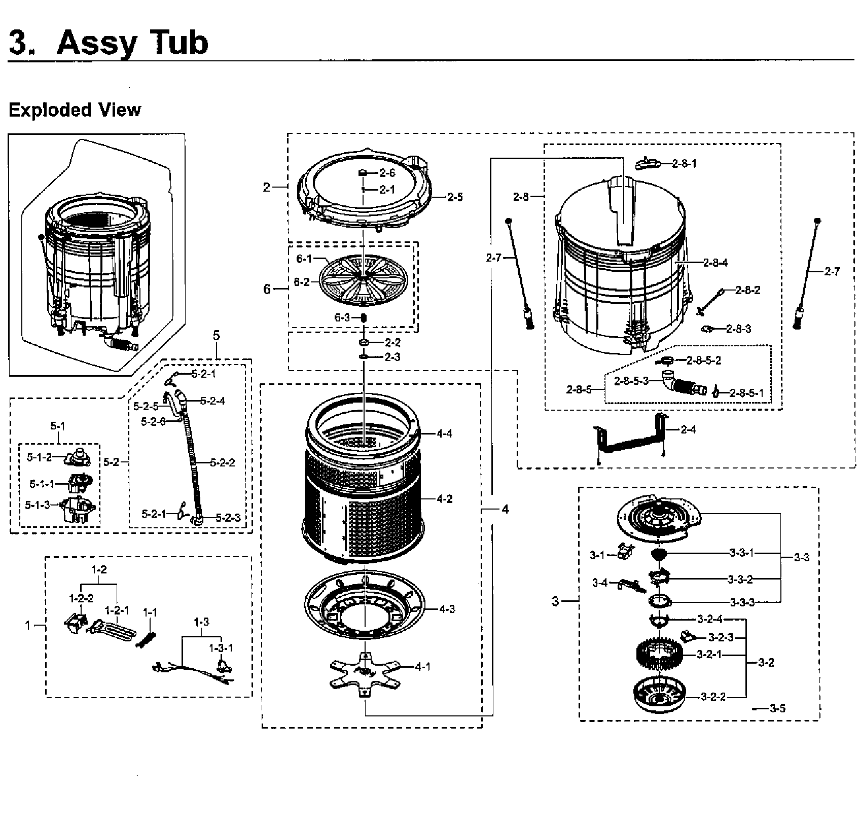 Tub asy