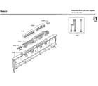 Bosch SHX7ER55UC/74 control panel diagram