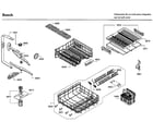 Bosch SHX7ER55UC/82 rack asy diagram