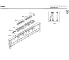 Bosch SHX7ER55UC/86 control panel diagram