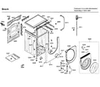 Bosch WFMC8400UC/07 frame diagram
