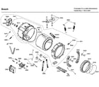 Bosch WFMC8400UC/09 tub diagram