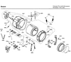 Bosch WFMC8400UC/14 tub diagram