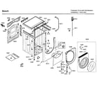 Bosch WFMC8401UC/07 frame diagram