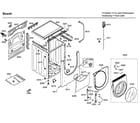 Bosch WFMC8401UC/09 frame diagram