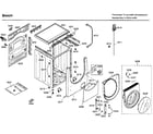 Bosch WFMC8401UC/14 frame diagram