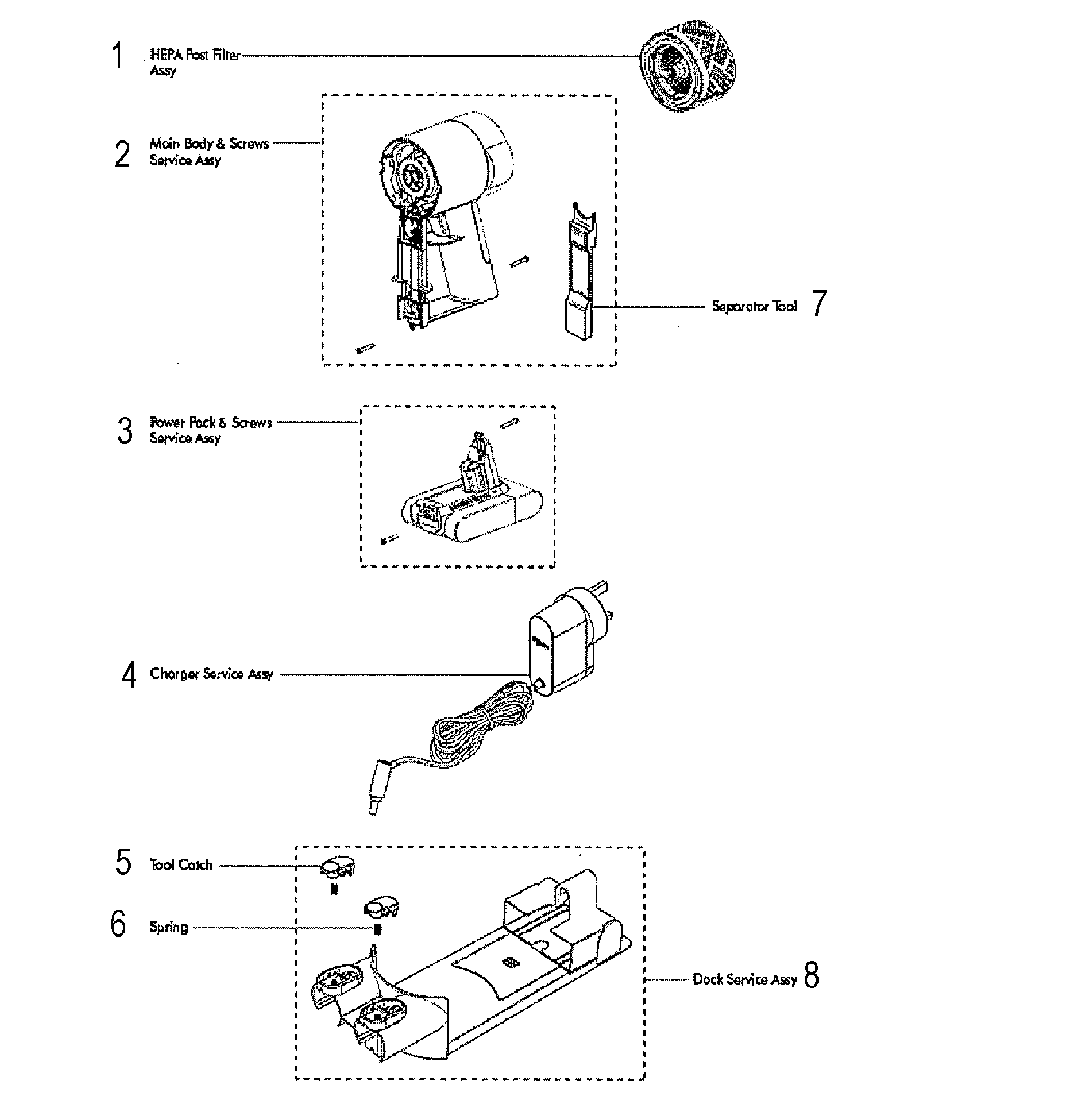 BODY AND POWER SUPPLY