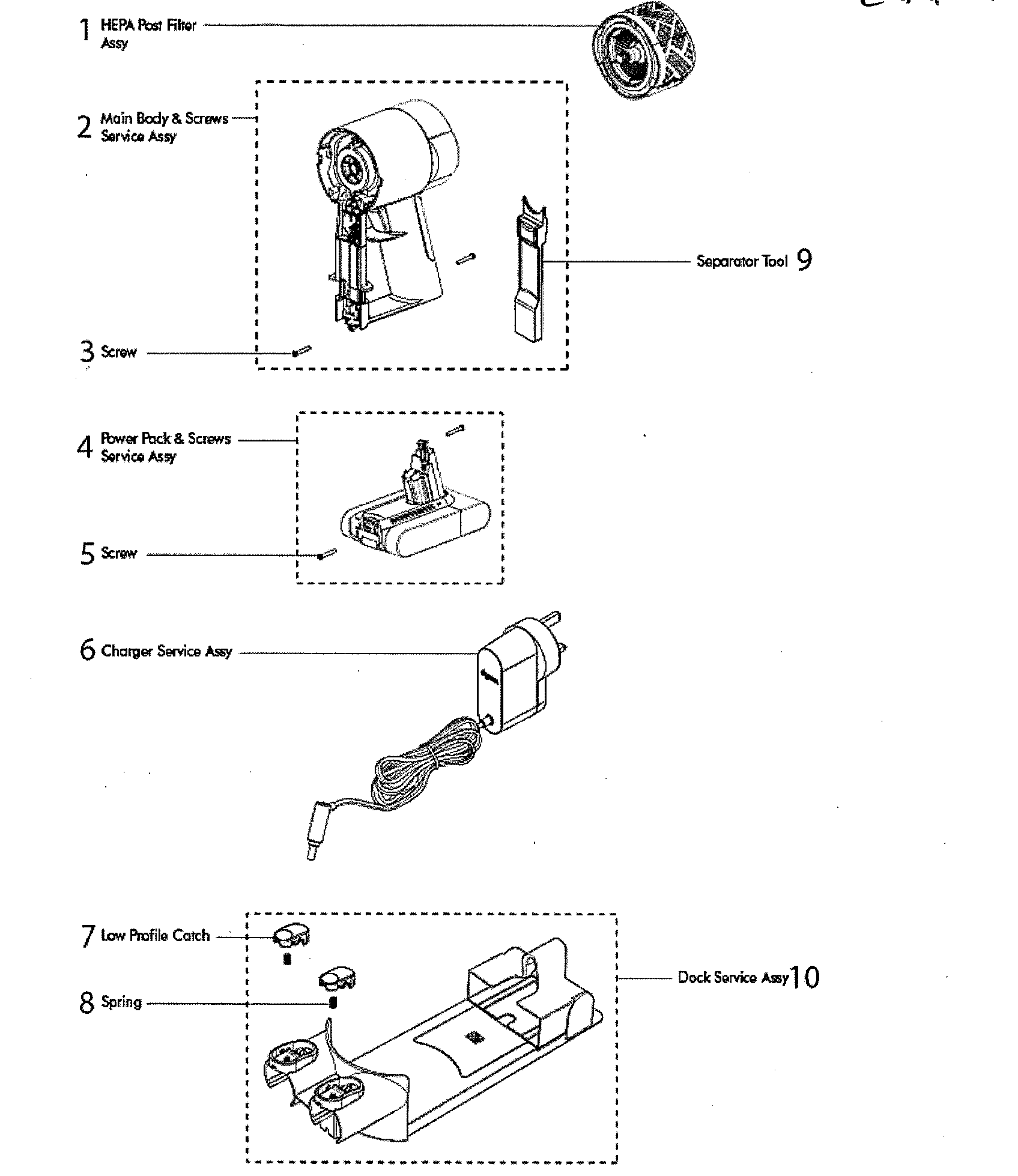 BODY AND POWER SUPPLY