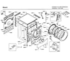 Bosch WFVC544CUC/22 frame diagram