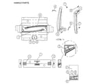 Kenmore 11161212610 handle parts diagram