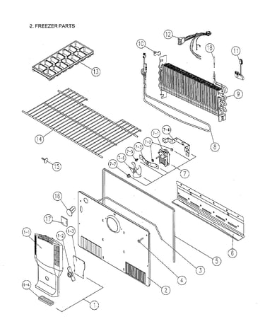 Freezer parts