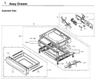 Samsung NX58F5700WS/AA-04 drawer diagram