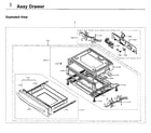 Samsung NX58H9950WS/AA-01 drawer diagram