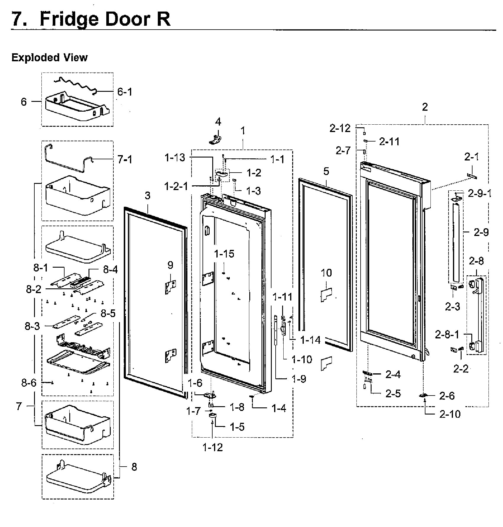 Fridge door r