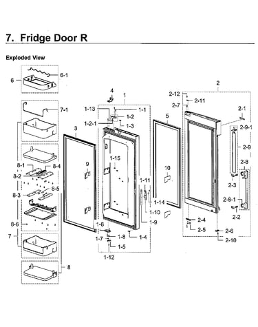 Fridge door r