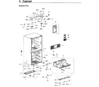 Samsung RF28K9380SG/AA-02 cabinet diagram