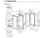 Samsung RF28K9380SR/AA-02 fridge door r diagram