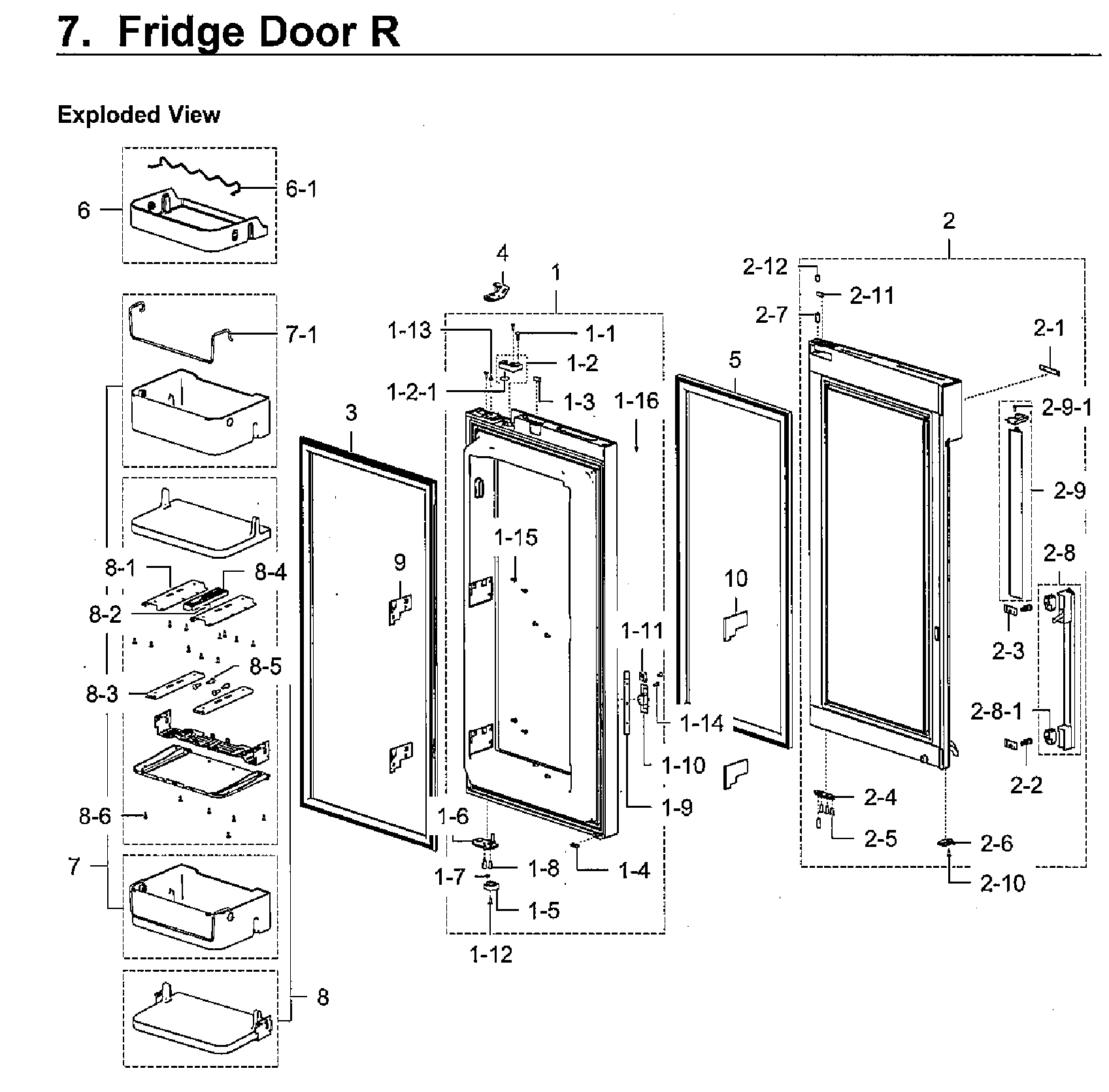 Fridge door r
