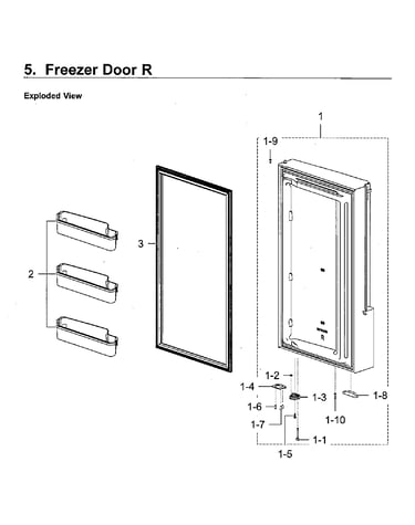 Freezer door r