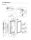 Fridge door l