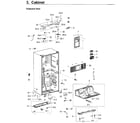 Samsung RF28K9580SG/AA-02 cabinet diagram