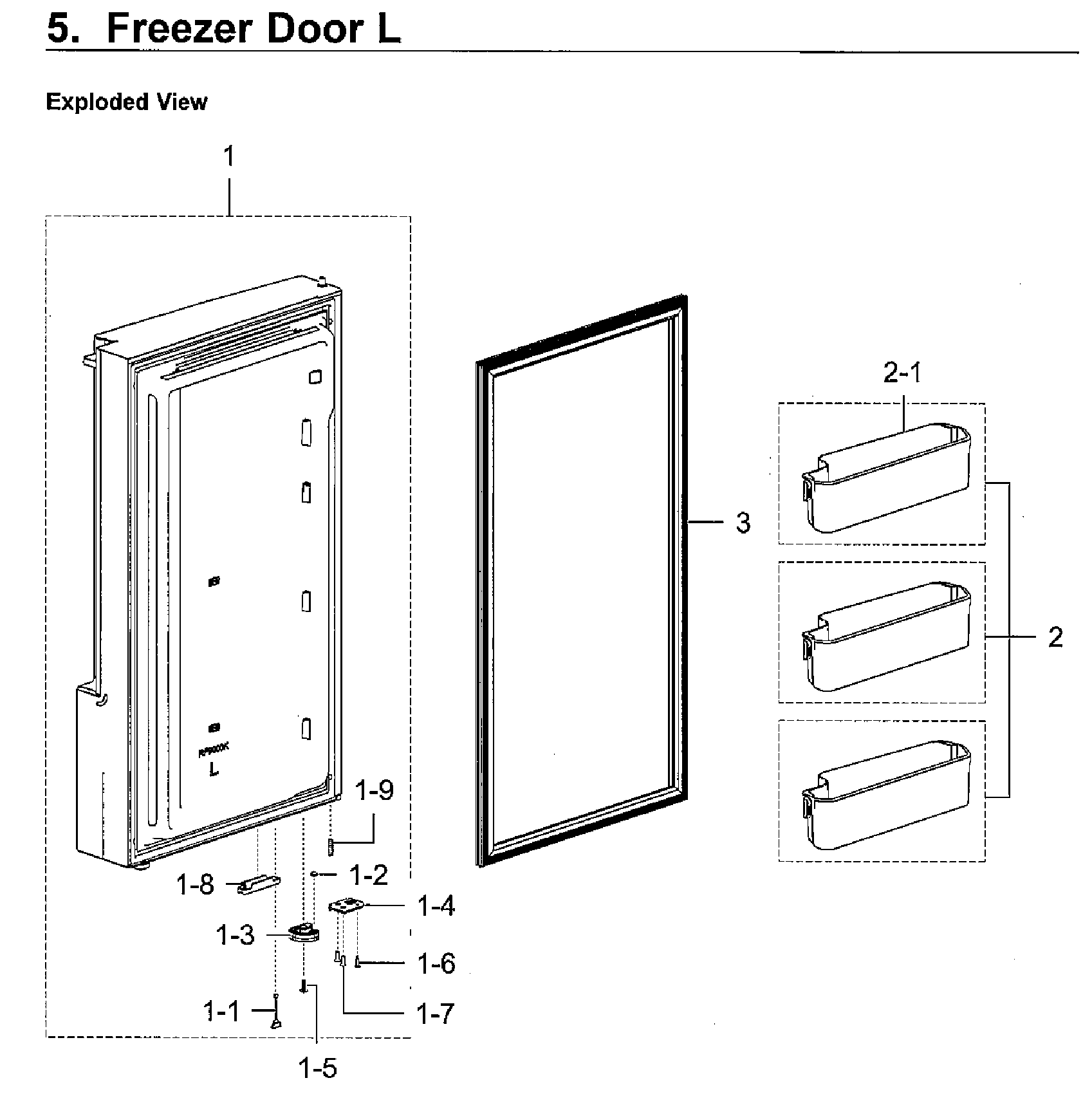 Freezer door r
