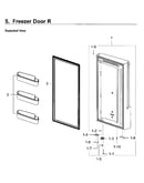Freezer door r
