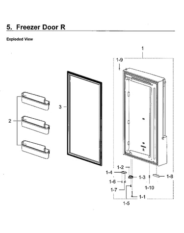 Freezer door r