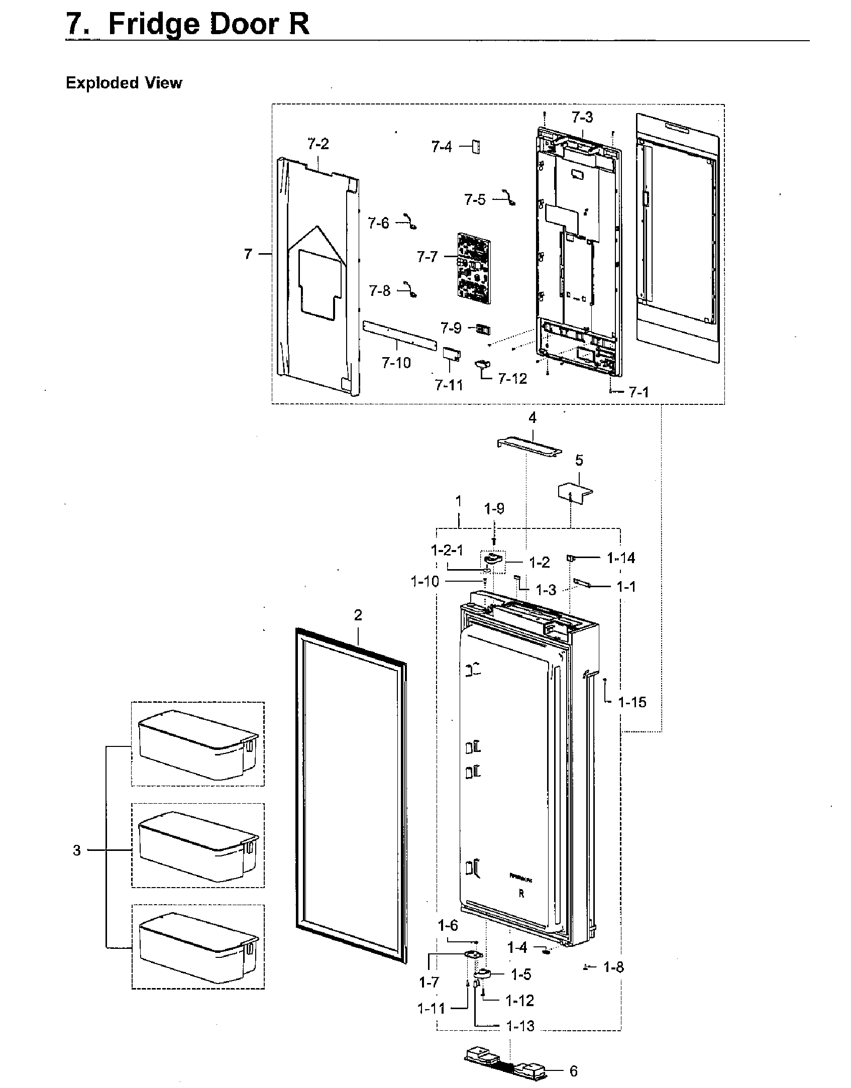 Fridge door r