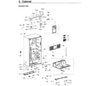 Samsung RF28K9580SR/AA-02 cabinet diagram