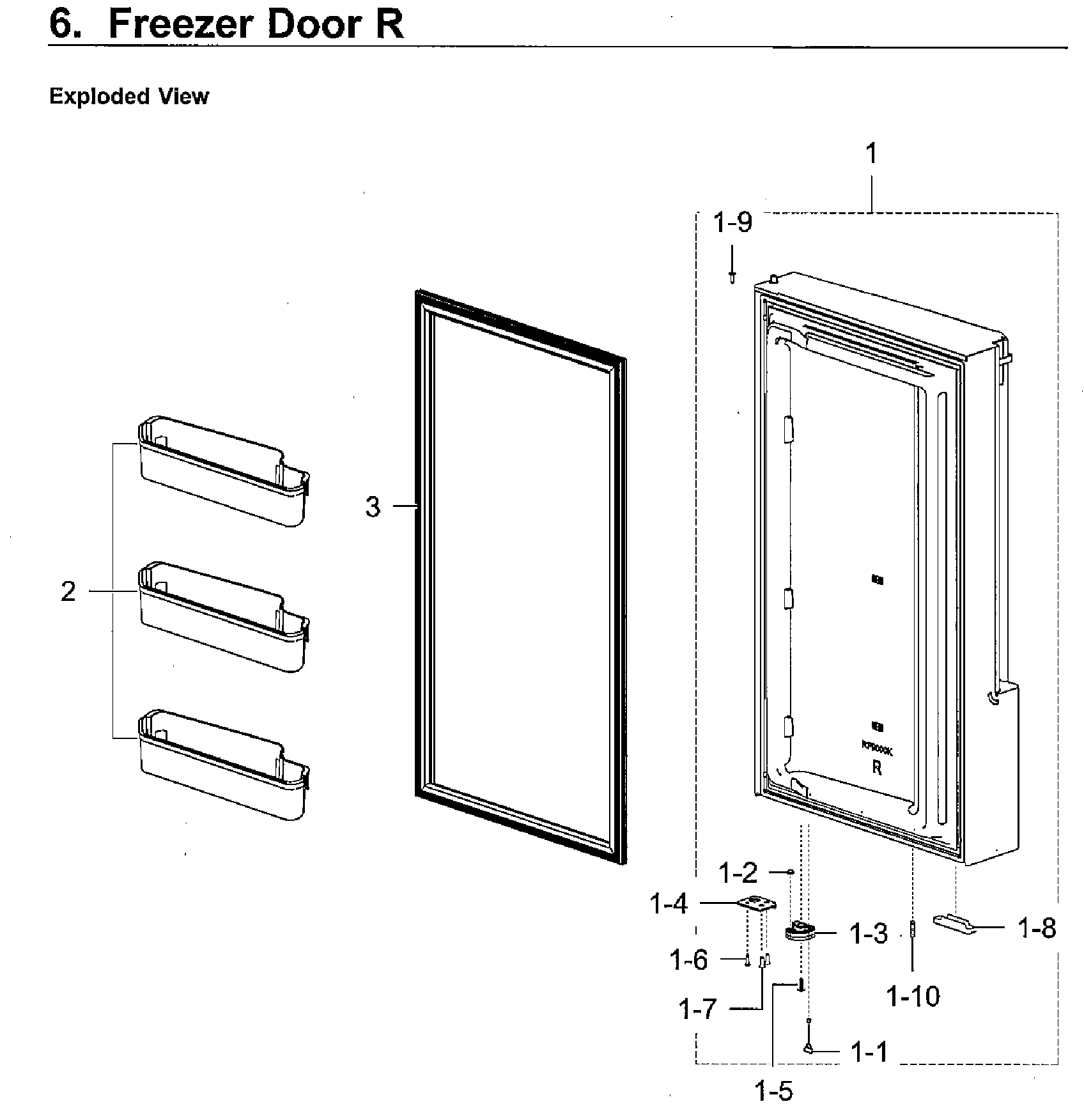 FREEZER DOOR L