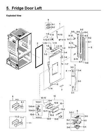 Fridge door l