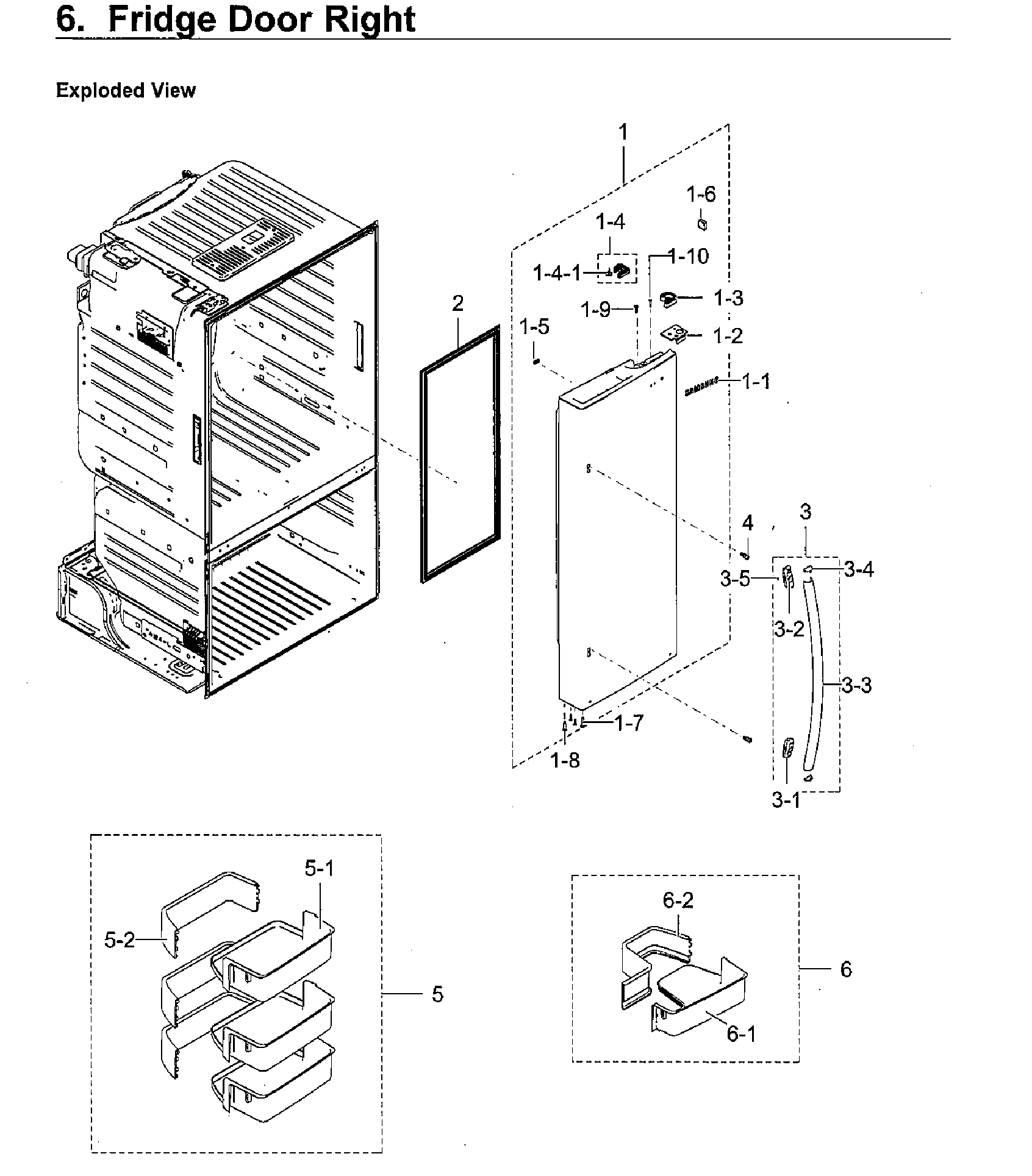 Fridge door r