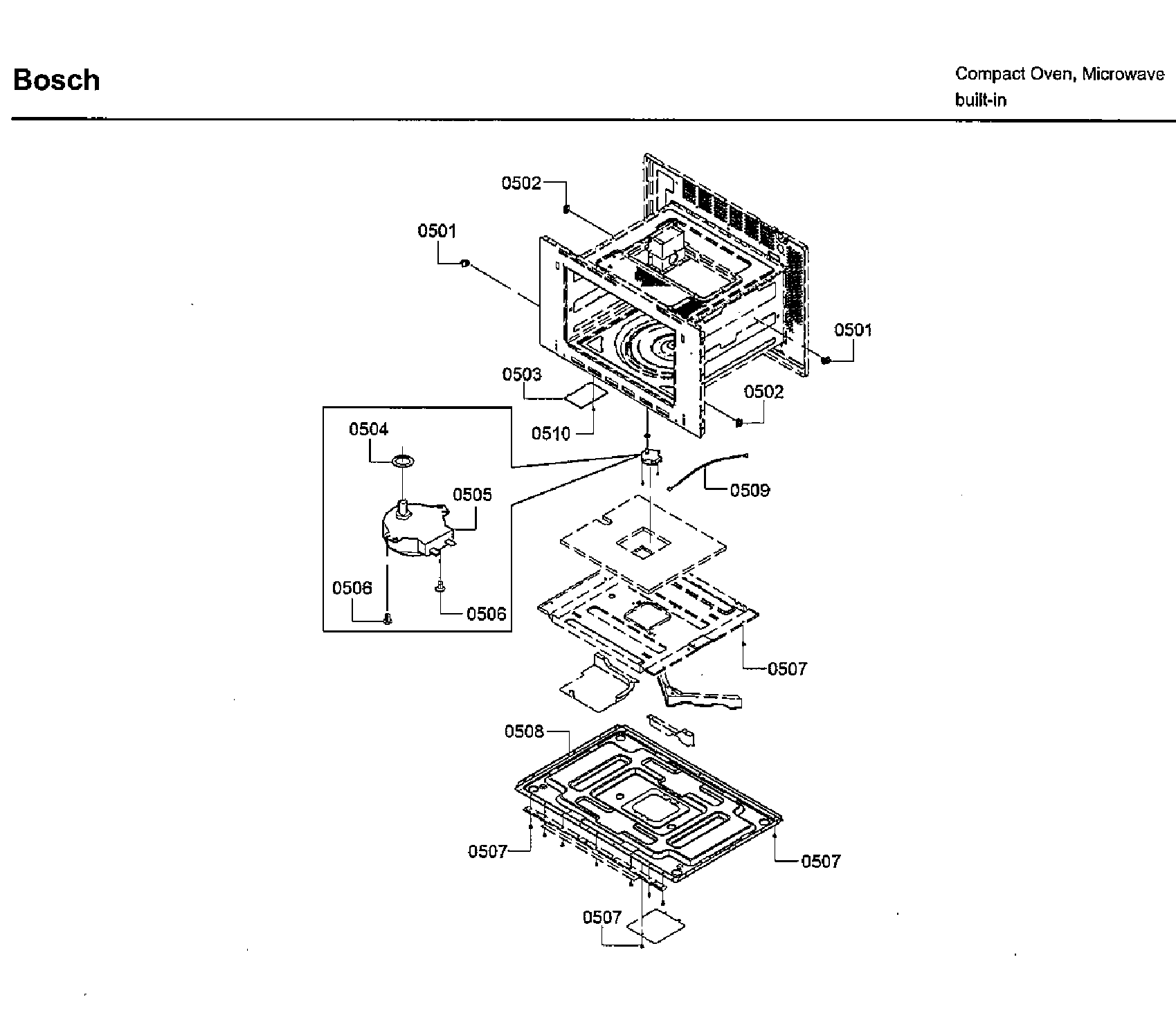 Turntable motor