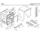 Bosch SHP68TL5UC/09 frame diagram