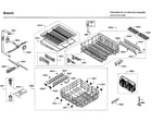 Bosch SHP68TL5UC/09 rack diagram