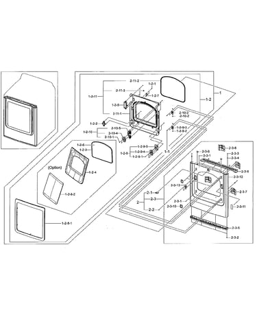 Frame front & door