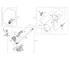 Samsung DV50K8600GW/A3-01 duct & burner diagram